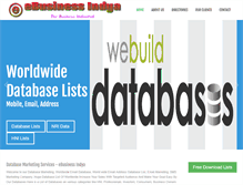 Tablet Screenshot of ebusiness-indya.com